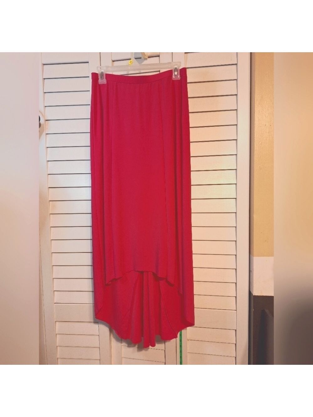Cato pink hi-lo maxi skirt Sz M